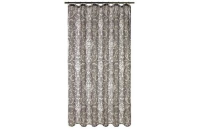 HOME Damask Shower Curtain - Grey